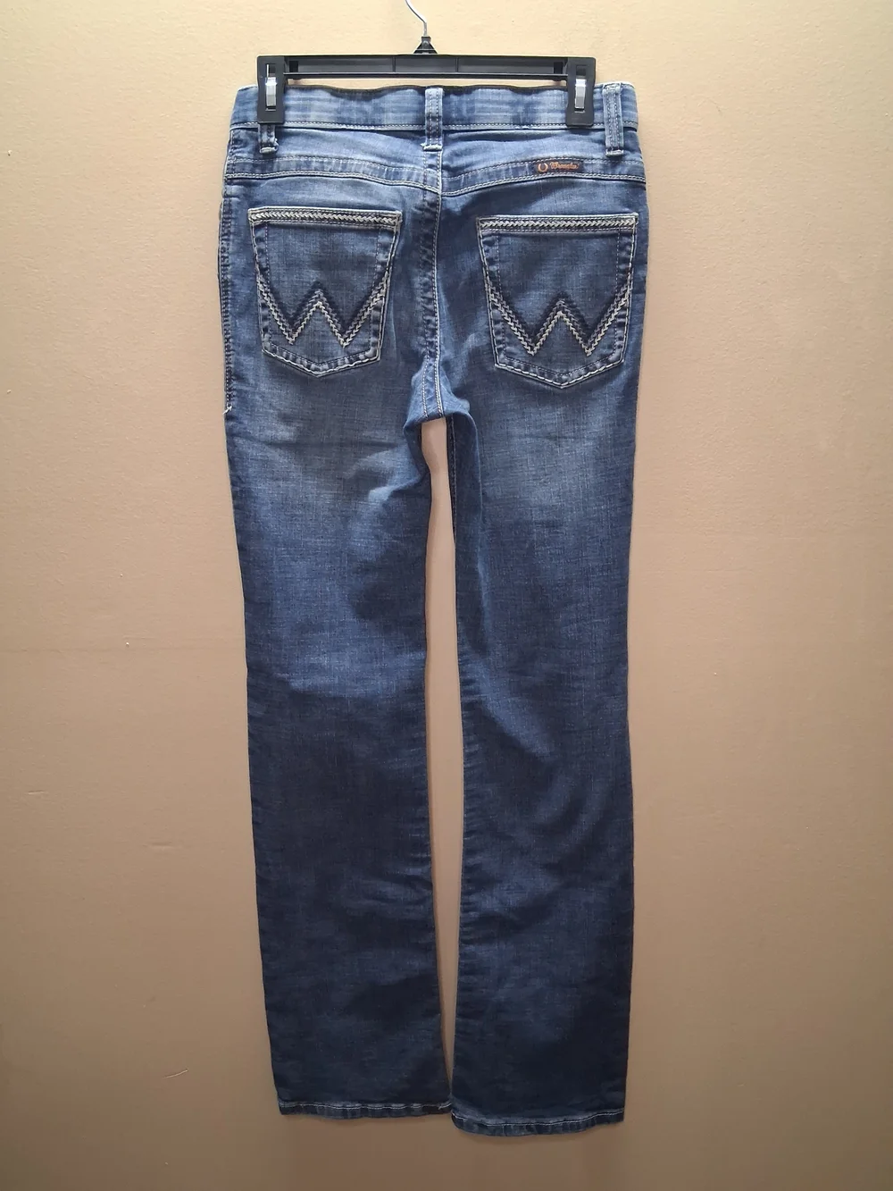 Wrangler Willow Ultimate Riding Jeans Women's 5x34 Blue Bootcut Stretch 10WRW60D - Picture 7 of 10